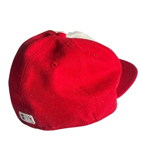 New Era 59fifty Los Angeles Angels Stars & Stripes July 4th On-Field Cap 7 1/4 - Picture 5 of 8